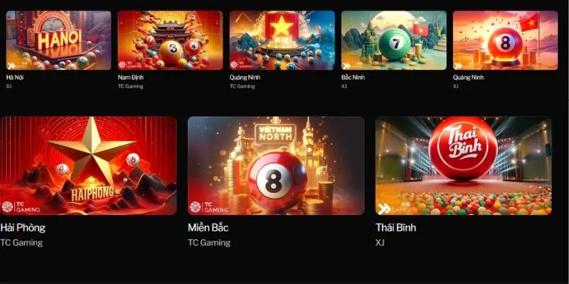 Các đài quay thưởng xổ số miền Bắc