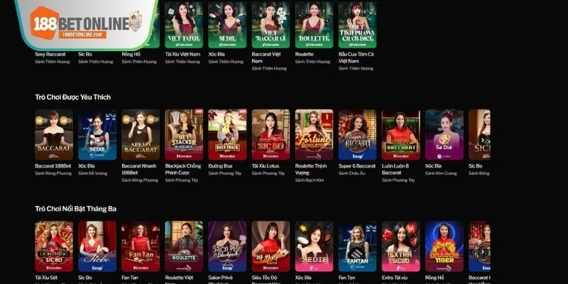 Những lợi ích đặc biệt mà 188BET mang đến cho hội viên