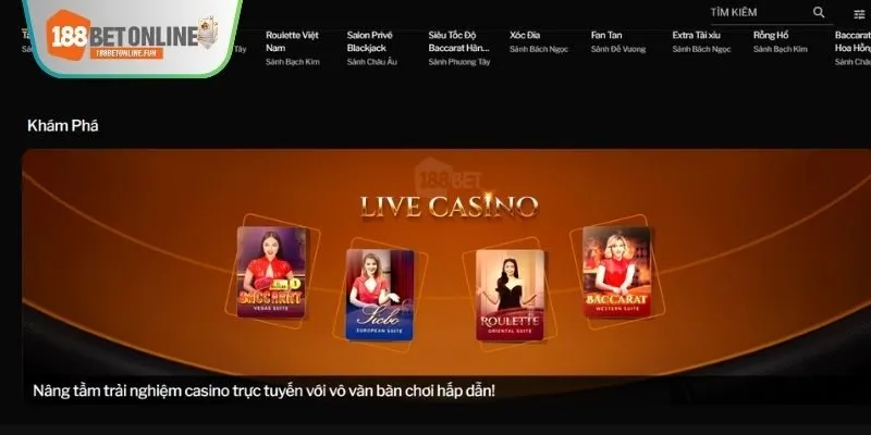 Chi tiết cách đặt cược live casino tại hệ thống cho người mới