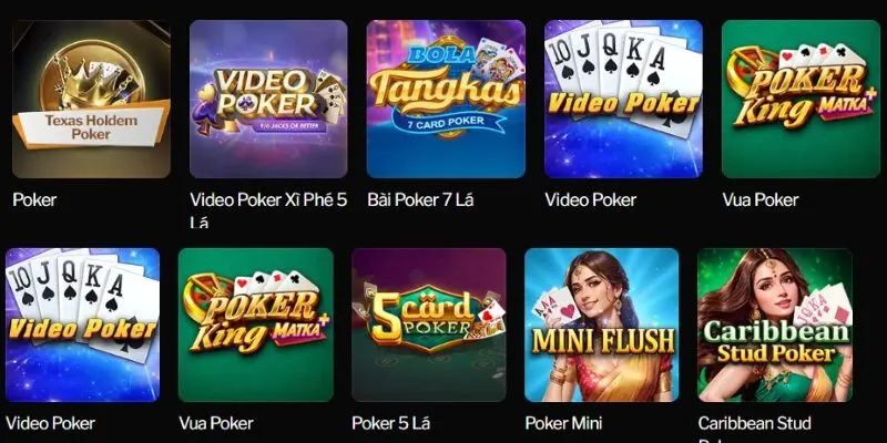 Luật chơi poker ở các biến thể không quá khó hiểu